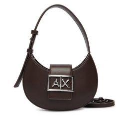 Torebka Armani Exchange. Brązowe torebki klasyczne Armani Exchange, bez wzorów, klasyczne, bez dodatków. Za 519.99 zł.