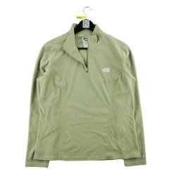 Second life - Damski zielony sweter z polaru - Stan dobry. Zielone swetry The North Face, bez wzorów, z polaru, sportowe, bez ramiączek. Za 85.16 zł.