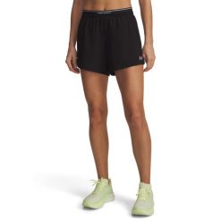 Under Armour Vanish Woven koszulka sportowa damska - L/40. Czarne t-shirty sportowe Under Armour, l, bez wzorów, z materiału, bez ramiączek, na fitness i siłownię. Za 312.99 zł.