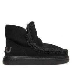 Śniegowce Mou. Czarne śniegowce Mou, bez wzorów, bez zapięcia. Za 1,139.00 zł.