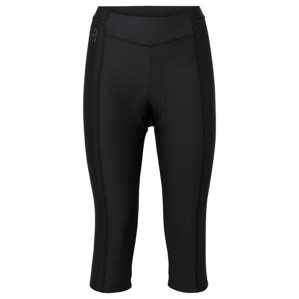 Damskie spodenki 3/4 VAUDE Posta. Czarne szorty sportowe Vaude, bez wzorów, z elastanu, rowerowe. Za 443.45 zł.