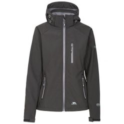 Damska kurtka wodoodporna Trespass Bela Ii. Niebieskie kurtki przejściowe sportowe Trespass, m, bez wzorów, z softshellu, bez kaptura, trekkingowe. Za 311.99 zł.