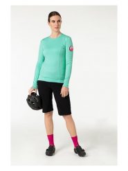 Super.natural Koszulka sportowa "Grava" w kolorze turkusowym rozmiar: XS. Niebieskie t-shirty sportowe super.natural, xs, bez wzorów, z materiału, bez ramiączek, outdoorowe. Za 217.99 zł.