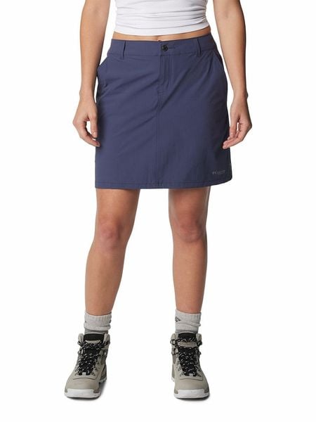 Columbia Spódnico-spodenki funkcyjne "Columbia Hike™" w kolorze granatowym rozmiar: 32. Niebieskie spódnice Columbia, na co dzień, bez wzorów, z materiału, sportowe, proste. Za 78.84 zł.