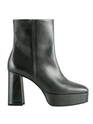 Högl Skórzane botki "Nora" w kolorze antracytowym rozmiar: 37,5. Czarne botki Högl, bez wzorów, eleganckie, bez obcasa, bez zapięcia. Za 361.13 zł.