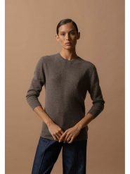 Perfect Cashmere Kaszmirowy sweter "Vanessa" w kolorze brązowym rozmiar: M. Brązowe swetry Perfect Cashmere, m, bez wzorów, z kaszmiru, bez ramiączek. Za 347.99 zł.