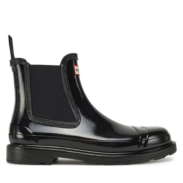 Kalosze Hunter. Zielone kalosze Hunter, bez wzorów, bez zapięcia. Za 241.99 zł.