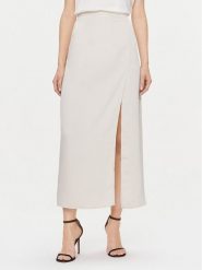 Bruuns Bazaar Spódnica midi BBW3744 Écru Regular Fit. Spódnice Bruuns Bazaar, bez wzorów, z syntetyku, midi. Za 269.99 zł.