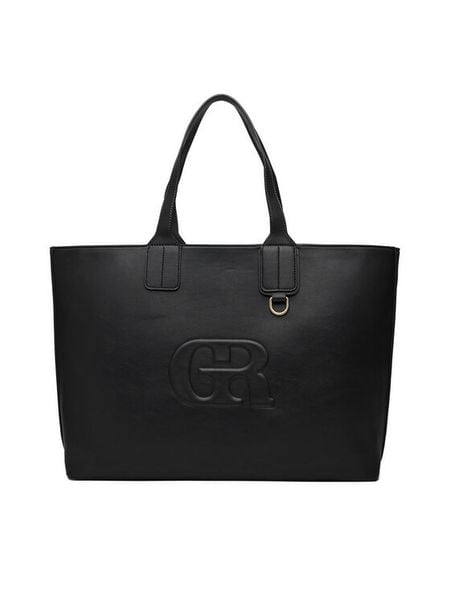 Gino Rossi Torebka CEO-EVI-LA513-332-3 Czarny. Czarne shopper bag Gino Rossi, bez wzorów, z materiału, bez dodatków. Za 179.99 zł.