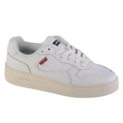 Damskie Skórzane Buty Treningowe Glide. Białe buty trekkingowe Levi's, z gumy, bez zapięcia. Za 534.99 zł.