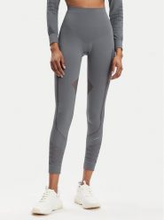 Brubeck Legginsy LE1291W Szary Slim Fit. Szare legginsy Brubeck, bez wzorów, z syntetyku, sportowe. Za 99.99 zł.