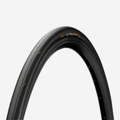Opona szosowa Continental Ultra Sport III 700x25 miękkie stopki. Skarpetki CONTINENTAL, bez wzorów. Za 79.99 zł.