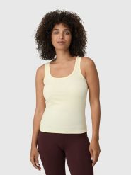 Les Lunes Top "Ryliee" w kolorze kremowym rozmiar: XXL. Brązowe topy Les Lunes, xxl, bez wzorów, bez kołnierzyka, bez ramiączek. Za 82.99 zł.