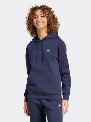 Adidas Bluza w kolorze granatowym rozmiar: L. Niebieskie bluzy adidas, l, bez wzorów, z bawełny, bez ramiączek, z kapturem. Za 156.95 zł.