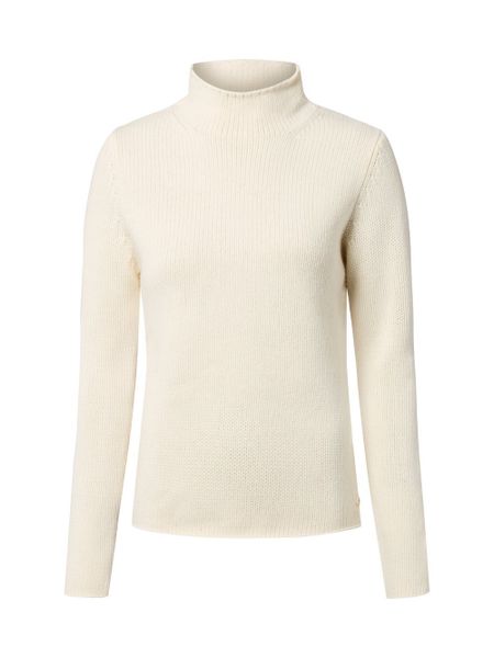 Fynch-Hatton Wełniany sweter damski Kobiety Wełna biały jednolity, XXL. Białe swetry Fynch-Hatton, xxl, bez wzorów, z wełny, klasyczne, bez ramiączek. Za 649.95 zł.