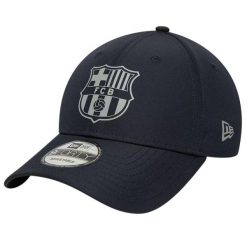 Czapka z daszkiem kibicowska FC Barcelona New Era. Niebieskie czapki z daszkiem FC Barcelona, bez wzorów, sportowe. Za 159.00 zł.