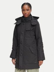 G-STAR Parka D29996 D908 Czarny Slim Fit. Czarne płaszcze G-Star, m, bez wzorów, retro, bez kaptura. Za 1,009.00 zł.