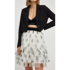 Twinset spódnica kolor beżowy mini rozkloszowana. Brązowe spódnice Twinset, s, bez wzorów, mini, rozkloszowane. Za 679.99 zł.