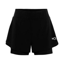 Szorty damskie Kari Traa Mija. Czarne szorty sportowe Kari Traa, bez wzorów, na fitness i siłownię. Za 356.00 zł.