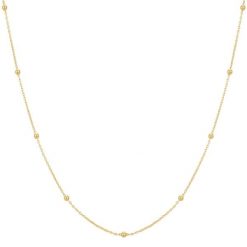 Rafaela Donata Łańcuszek Srebro wysokiej próby Żółte złoto Naszyjniki 1 ct Damski. Żółte naszyjniki Rafaela Donata, z materiału, pozłacane. Za 189.99 zł.