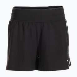 Spodenki do biegania damskie Joma R-Nature. Czarne szorty sportowe Joma, bez wzorów, z elastanu, do biegania. Za 129.99 zł.