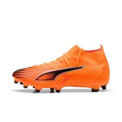Buty piłkarskie Puma Ultra 6 Match+ FG/AG. Brązowe buty treningowe Puma, bez wzorów, z syntetyku, bez zapięcia, na fitness i siłownię. Za 404.50 zł.