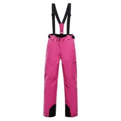 Spodnie damskie narciarskie snowboardowe 10.000 Alpine Pro Edesa 2. Czerwone spodnie narciarskie Alpine Pro, bez wzorów, narciarskie. W wyprzedaży za 629.00 zł.