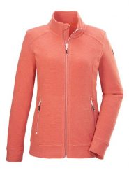 Killtec Kurtka polarowa "KOS 100" w kolorze pomarańczowym rozmiar: 42. Pomarańczowe kurtki Killtec, bez wzorów, z polaru, bez kaptura. Za 88.43 zł.