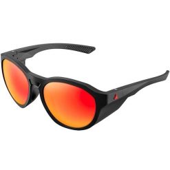 Okulary przeciwsłoneczne Cairn Perito. Czerwone okulary przeciwsłoneczne CAIRN, bez wzorów, z materiału. Za 224.00 zł.