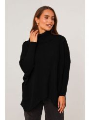 Soft Cashmere Golf w kolorze czarnym rozmiar: 38/40. Czarne swetry Soft Cashmere, bez wzorów, z kaszmiru, klasyczne, bez ramiączek. Za 174.84 zł.