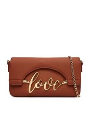 LOVE MOSCHINO Torebka JC4272PP0PKR0208 Brązowy. Brązowe kopertówki Love Moschino, bez wzorów, ze skóry, bez dodatków. Za 879.99 zł.
