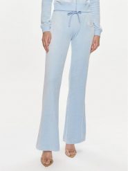 Juicy Couture Spodnie dresowe Heritage Dog JCBBJ223814 Błękitny Slim Fit. Niebieskie spodnie dresowe Juicy Couture, bez wzorów, z dresówki. Za 199.99 zł.