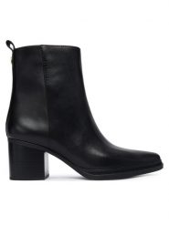 MICHAEL Michael Kors Botki Lex 40F5LXME5L Czarny. Czarne botki MICHAEL Michael Kors, bez wzorów, ze skóry, bez obcasa, na słupku, bez zapięcia. Za 669.99 zł.