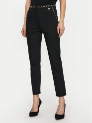 LOLA CASADEMUNT Spodnie materiałowe LF2414008 Czarny Regular Fit. Czarne spodnie materiałowe LOLA CASADEMUNT, bez wzorów, z materiału. Za 399.99 zł.