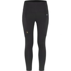 Legginsy damskie Fjallraven Abisko Tights. Czarne legginsy Fjällräven, bez wzorów, sportowe. Za 553.20 zł.