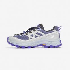 Second Life - Buty turystyczne damskie MH900 Light - Stan Doskonały. Fioletowe buty trekkingowe QUECHUA, z kauczuku, bez zapięcia. Za 296.99 zł.