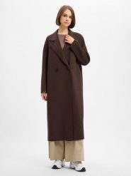 Comma płaszcz wełniany Kobiety Sztuczne włókno brązowy, M. Brązowe płaszcze comma, m, bez wzorów, z wełny, eleganckie, bez kaptura. Za 1,199.95 zł.