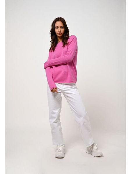AUTHENTIC CASHMERE Kaszmirowy sweter "Criou" w kolorze różowym rozmiar: XXL. Różowe swetry AUTHENTIC CASHMERE, xxl, bez wzorów, z kaszmiru, bez ramiączek. Za 367.22 zł.