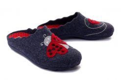 MANITU 320007-05 marine, kapcie damskie. Kapcie Manitu, bez wzorów. Za 224.90 zł.