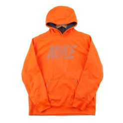 Nike Bluza damska z kapturem Therma-Fit. Brązowe bluzy z kapturem Nike, l, bez wzorów, z materiału, z kapturem, na fitness i siłownię. Za 106.46 zł.