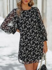 Milan Kiss Sukienka w kolorze czarnym ze wzorem rozmiar: S. Czarne sukienki Milan Kiss, na imprezę, s, bez wzorów, bez kołnierzyka, bez ramiączek, mini. Za 92.42 zł.