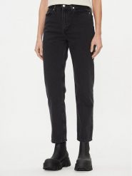 Tommy Hilfiger Jeansy Classic WW0WW40288 Czarny Straight Fit. Czarne jeansy Tommy Hilfiger, bez wzorów, z bawełny. Za 459.99 zł.