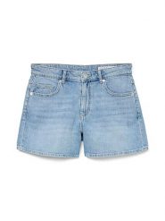 Vero Moda Szorty dżinsowe w kolorze błękitnym rozmiar: XS. Niebieskie szorty Vero Moda, z aplikacjami, ze skóry, klasyczne. Za 66.16 zł.