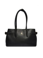 Patrizia Pepe Torebka 8B0305/L162 Czarny. Czarne torebki klasyczne Patrizia Pepe, bez wzorów, ze skóry, bez dodatków. Za 1,709.00 zł.