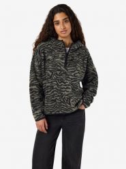 Noisy may Bluza "Cozy" w kolorze czarno-zielonym rozmiar: XL. Zielone bluzy Noisy May, xl, bez wzorów, bez ramiączek, z kapturem. Za 154.95 zł.