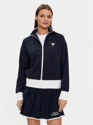 Guess Bluza Mylah V4GQ02 KBFB2 Granatowy Regular Fit. Niebieskie bluzy Guess, l, z aplikacjami, z syntetyku, bez kaptura. Za 299.99 zł.