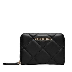 Portfel Valentino. Czarne portfele Valentino, bez wzorów. Za 159.99 zł.