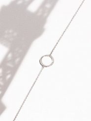 DIAMOND & CO Złota bransoletka "Cercle" z diamentami rozmiar: onesize. Żółte bransoletki Diamond & Co, z diamentem, złote. Za 674.99 zł.