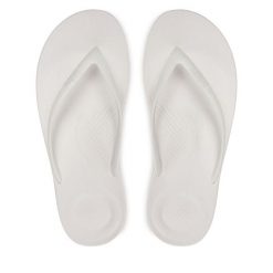 Japonki FitFlop. Białe japonki FitFlop, bez wzorów. Za 129.99 zł.