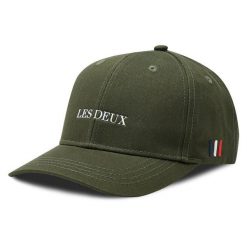 Czapka z daszkiem Les Deux. Zielone czapki z daszkiem Les Deux, bez wzorów. Za 119.99 zł.